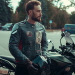 Бутиково кожено яке за мотор ДРАКОН - МотоГотин
