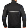 Черно текстилно яке за мотор ОЛИМП, мото, моторно яке, мотоготин, мотор, мъж, мъжко, полиестер, мото екип, мото екипировка, СЕ протектори, защита