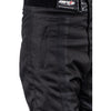 Черни текстилни панталони за мотор БУРЯ с протектори, сваляща се подплата, снимка на джоб