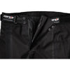 Черни текстилни панталони за мотор БУРЯ с протектори, сваляща се подплата, снимка отблизо