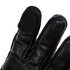 Дамски черни кожени ръкавици за мотор АНА, карбонови, естествена кожа, женски, карбон, мотор, мото ръкавици, снимка отблизо